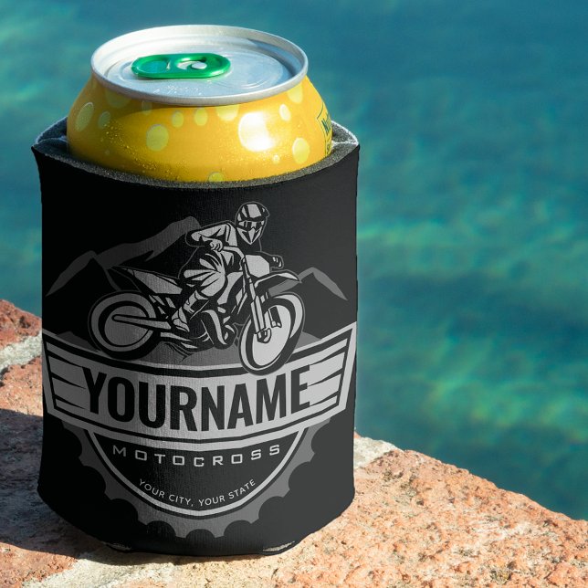 Personalisierter Motocross Rider Dirt Bike Racing Dosenkühler (Von Creator hochgeladen)