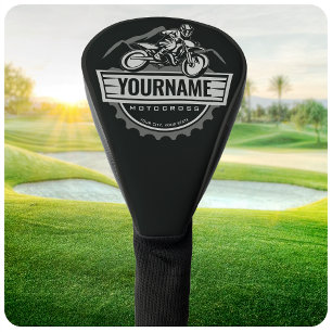 Personalisierter Motocross Rider Dirt Bike Racing Golf Headcover