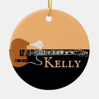 Personalisierter Musik-Elektrischer Bassgitarre Keramik Ornament