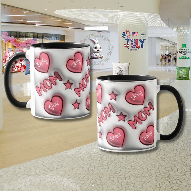 Personalisierter Muttertag "3D-Effekt" Tasse (Von Creator hochgeladen)