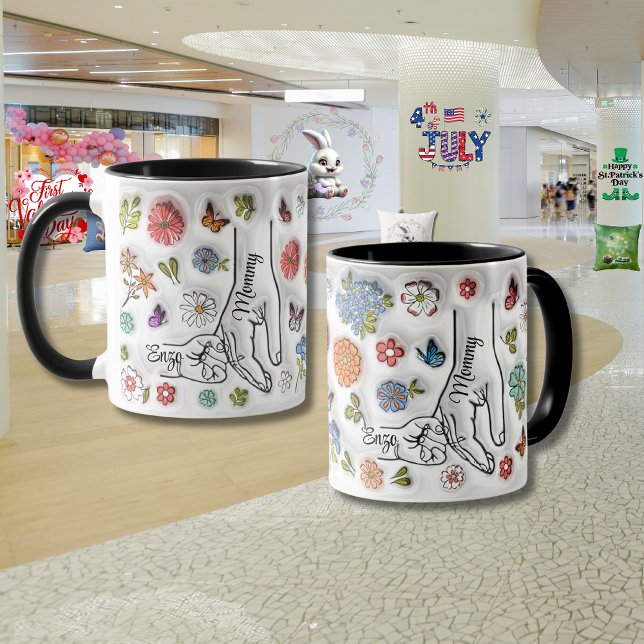 Personalisierter Muttertag "3D-Effekt" Tasse (Von Creator hochgeladen)