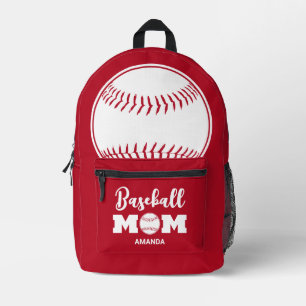 Personalisierter Muttertag der Baseball-Mama Bedruckter Rucksack