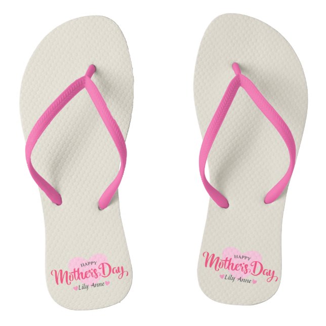 Personalisierter Muttertag | Flip Flops (Fußbett)