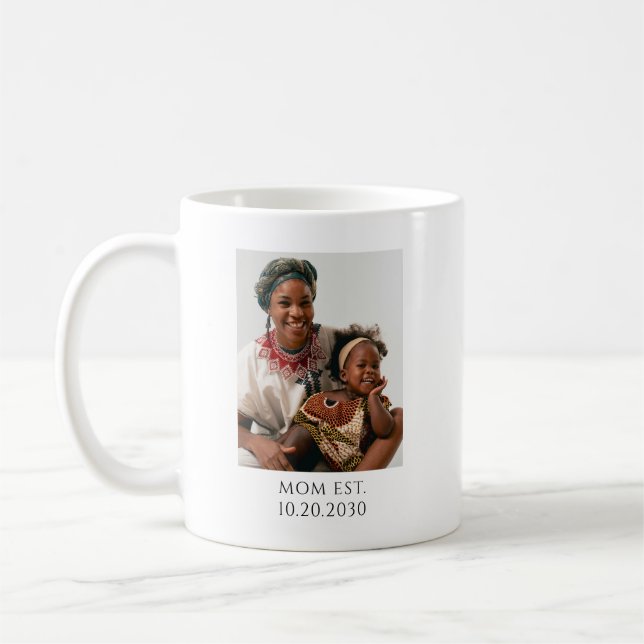 Personalisierter Muttertag Kaffeetasse (Links)
