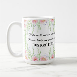 PERSONALISIERTER MÜTTERTAG NAME TASSE