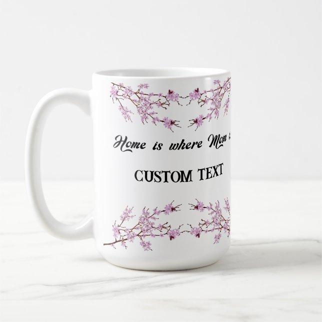 PERSONALISIERTER MÜTTERTAG NAME TASSE (Links)