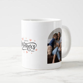 Personalisierter Muttertags-Becher mit Foto Jumbo-Tasse