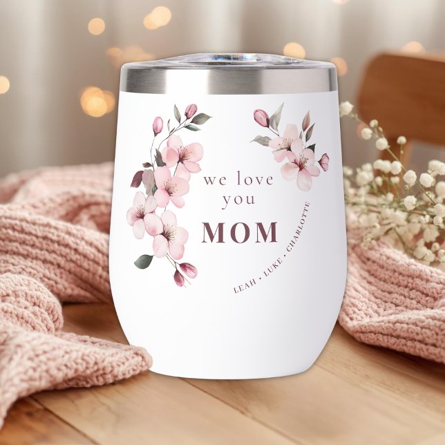 Personalisierter Muttertags-Weinbecher (Von Creator hochgeladen)