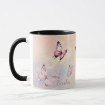 Personalisierter Mystischer Schmetterlingsbecher M