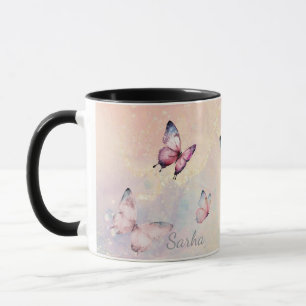 Personalisierter Mystischer Schmetterlingsbecher M Tasse