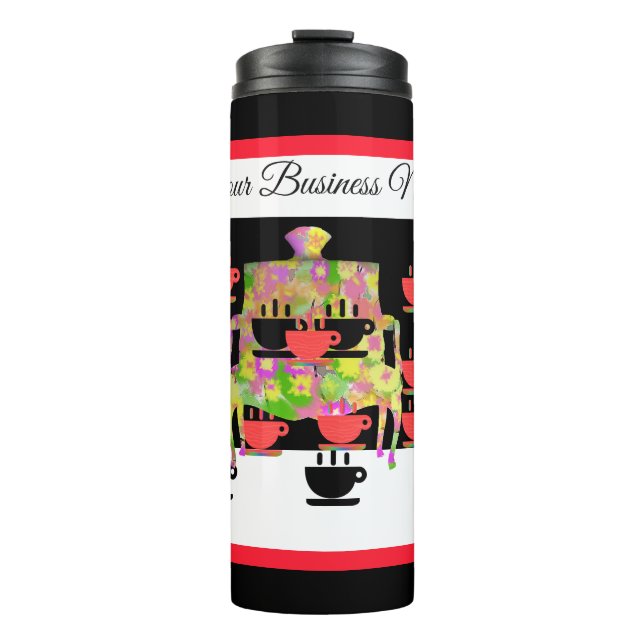 Personalisierter Nachmittagstee Thermosbecher (Vorderseite)