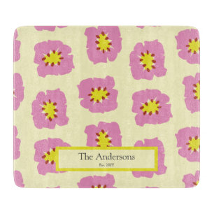 Personalisierter Nachname Est Year Wedding-Geschen Schneidebrett