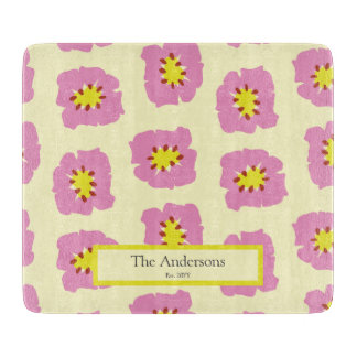 Personalisierter Nachname Est Year Wedding-Geschen Schneidebrett