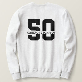 Personalisierter Name 50. Geburtstag Moderne Sweatshirt