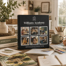 Personalisierter Name 6 Foto Homeschool Binder