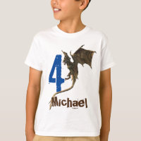 Personalisierter Name Age Flying Dragon Fantasie
