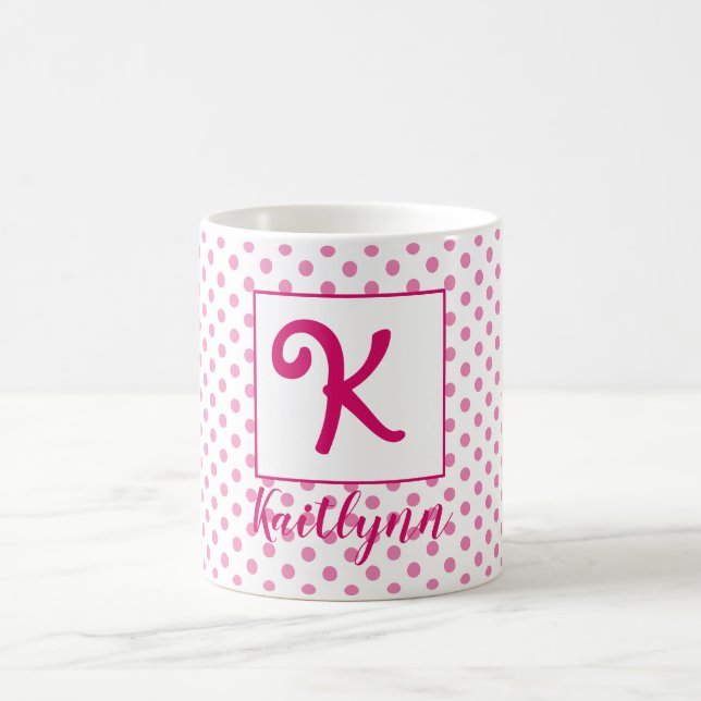 Personalisierter Name/Anfangsbezeichnung Kaffeetasse (Mittel)