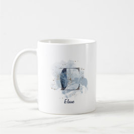 Personalisierter Name Anfangsbuchstabe E Kaffeetasse