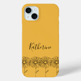 Personalisierter Name April daisy Birth Blume Case-Mate iPhone Hülle