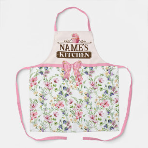 Personalisierter Name, Aquarellfarben Schürze