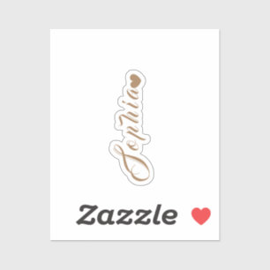 Personalisierter Name Aufkleber