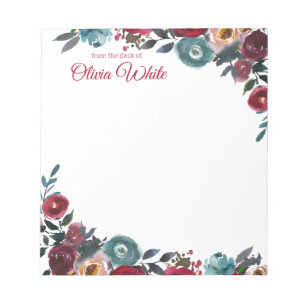 Personalisierter Name   Aus dem Schreibtisch des N Notizblock