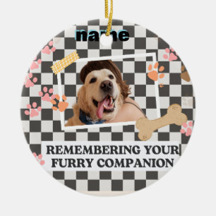 personalisierter Name Bandana Keramik Ornament