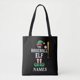 Personalisierter Name Baseball-Elf Familie passend