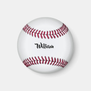 Personalisierter Name Baseball Magnet
