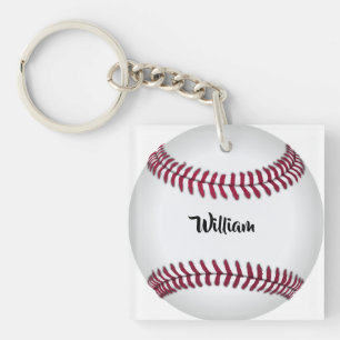 Personalisierter Name Baseball Schlüsselanhänger