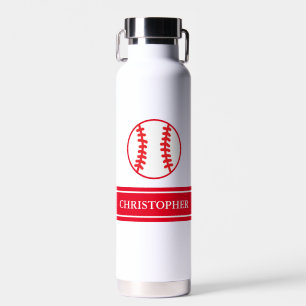 Personalisierter Name Baseball Sports Trinkflasche