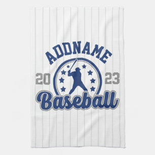 Personalisierter NAME Baseball Team Spieler Spiel Geschirrtuch