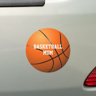 Personalisierter Name Basketball Mama Auto Magnet