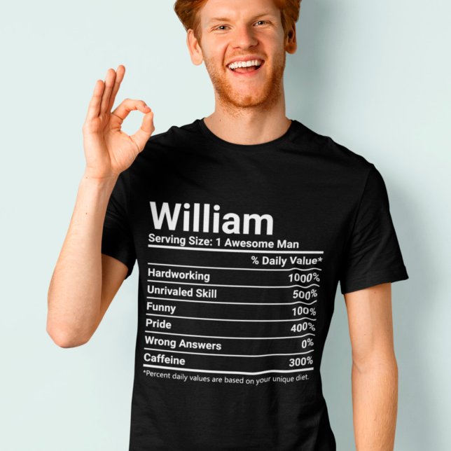 Personalisierter Name Benutzerdefiniert Funny Nutr T-Shirt (Von Creator hochgeladen)