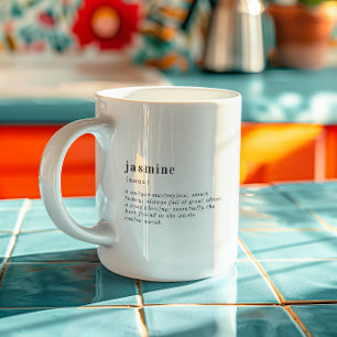 Personalisierter Name Benutzerdefinierte Definitio Kaffeetasse
