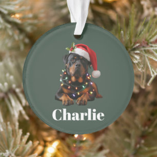 Personalisierter Name Benutzerdefinierter Rottweil Ornament