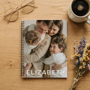 Personalisierter Name Benutzerdefiniertes Foto Min Notizbuch
