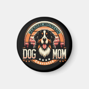 Personalisierter Name Bernese Mountain Hund Mama V Magnet