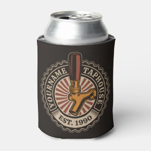 Personalisierter NAME Bierbrauerei Bar Dosenkühler