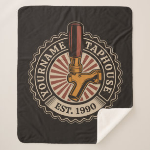 Personalisierter NAME Bierbrauerei Bar Sherpadecke