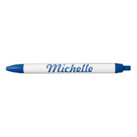 Personalisierter Name: blauer Schreibstift für Bür