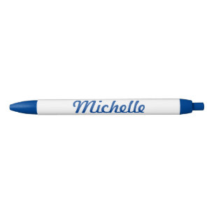 Personalisierter Name blauer Stift für Büro und Sc