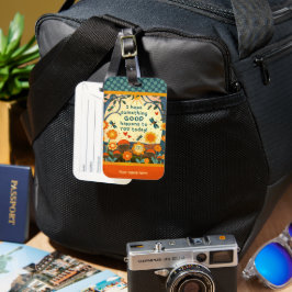 Personalisierter Name Blumenkoffer Individuelle Na Gepäckanhänger