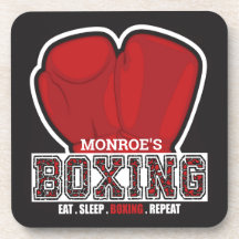 Personalisierter NAME Boxer Boxing Glove Prize Fig