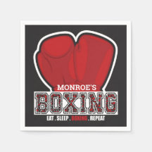 Personalisierter NAME Boxer Boxing Glove Prize Fig