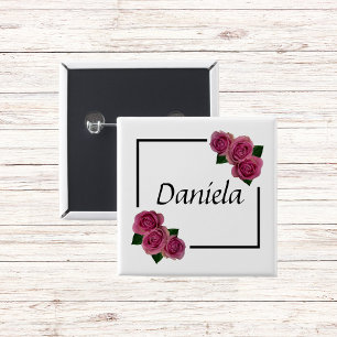 personalisierter Name BUTTON Anstecker Button
