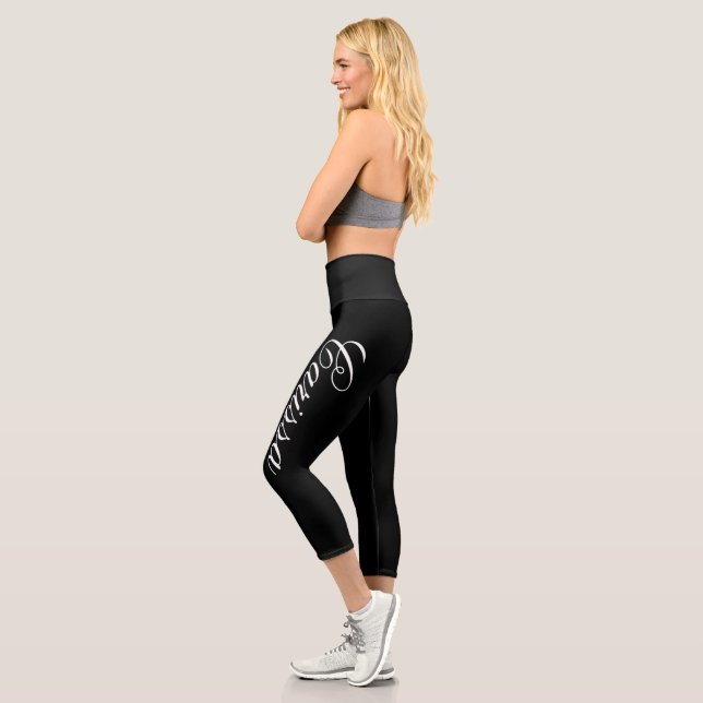 Personalisierter Name Capri Leggings (Links)
