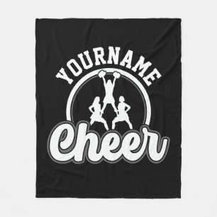 Personalisierter NAME Cheer Team Varsity Cheerlead Fleecedecke