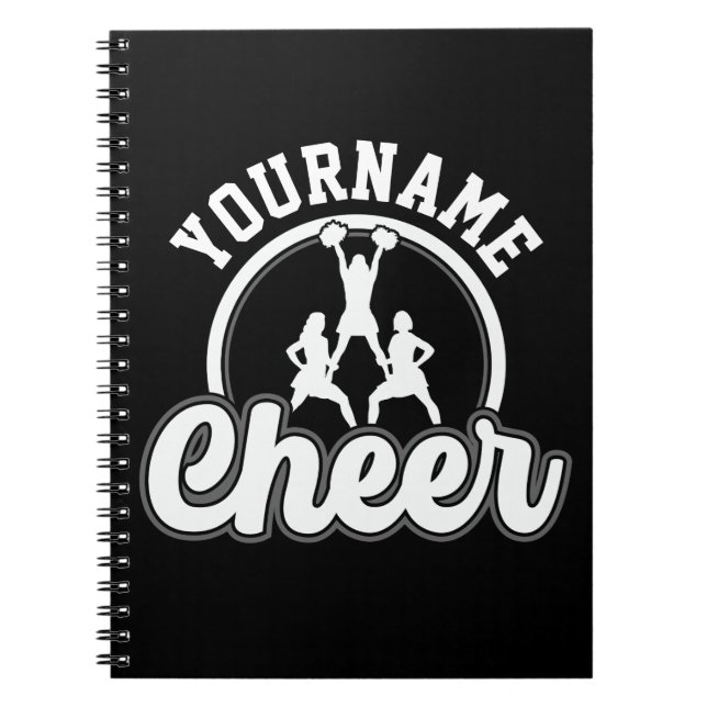 Personalisierter NAME Cheer Team Varsity Cheerlead Notizblock (Vorderseite)