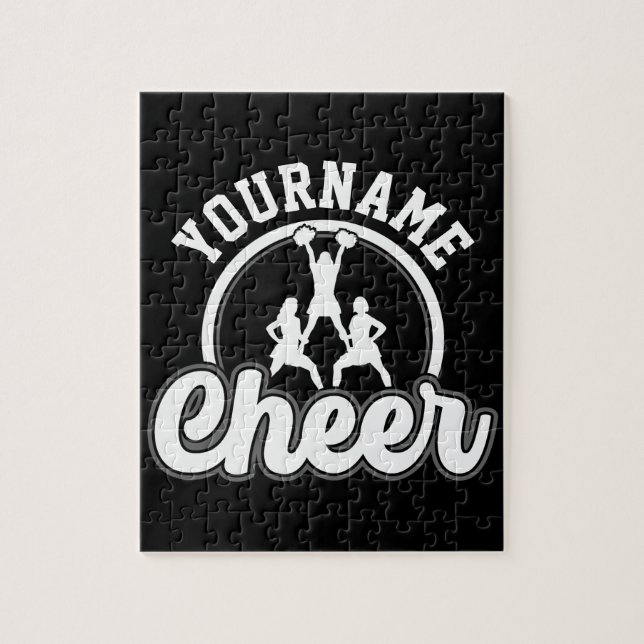 Personalisierter NAME Cheer Team Varsity Cheerlead Puzzle (Vertikal)